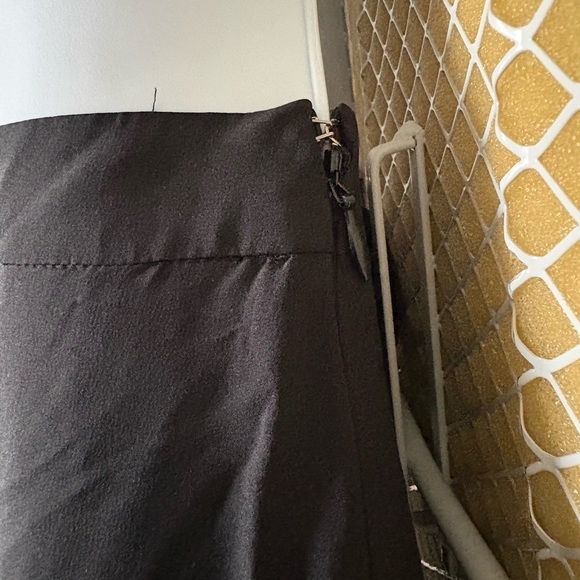 le chateau Black Wide Leg Pants with Purple Floral Print - Picture 5 of 10